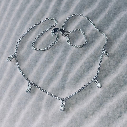 Half Carat Diamond Necklace