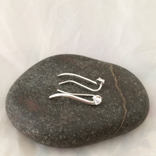 EarClimber TW12 Koru Sparkle