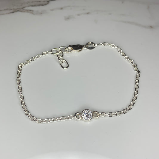 Solitaire Bracelet with half carat Diamond