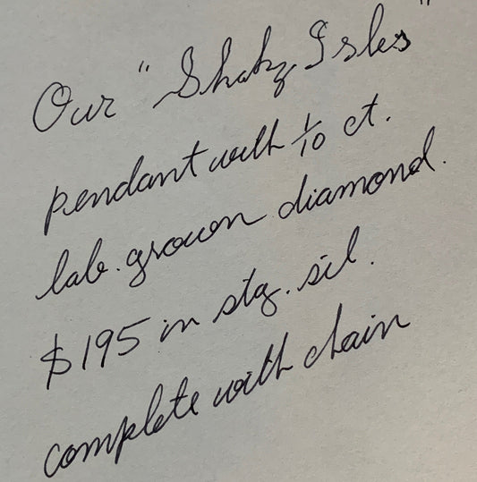 “Shaky Isles” Pendant with 3mm (0.10ct)Diamond