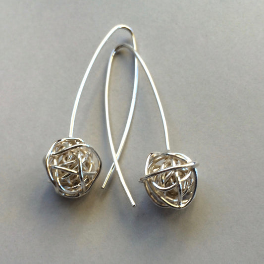 Ball of Life Hoop Earring