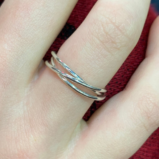 Stacker Ring High Shine Russian Wedder/fidget Ring