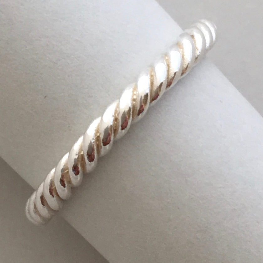 Stacker Ring High Shine Rope