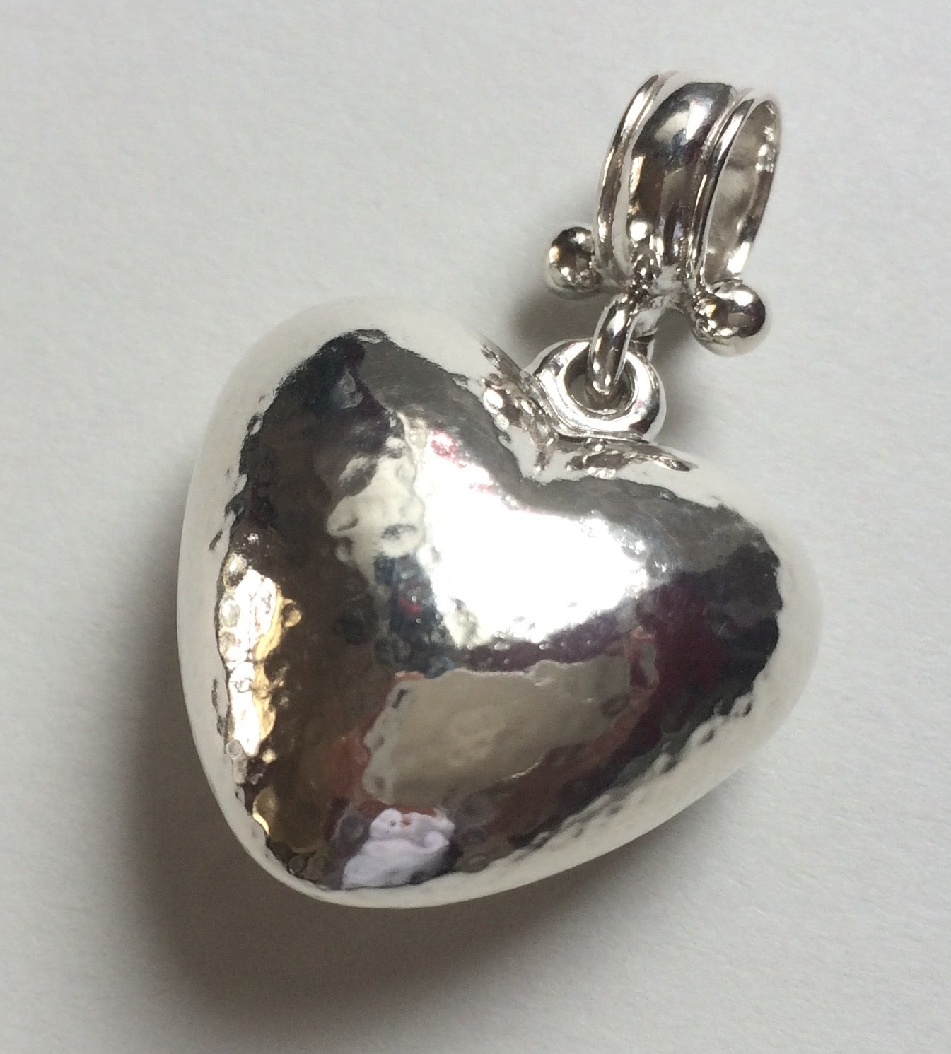 Plain Puff Heart Pendant