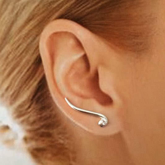 EarClimber TW12 Koru Sparkle