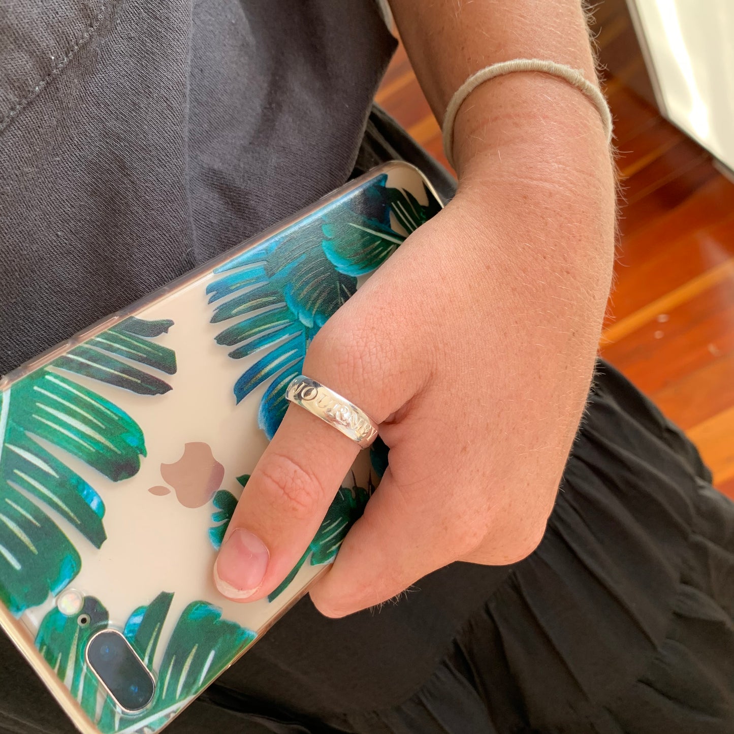 Sterling Silver Words to Wear Ring The Journey