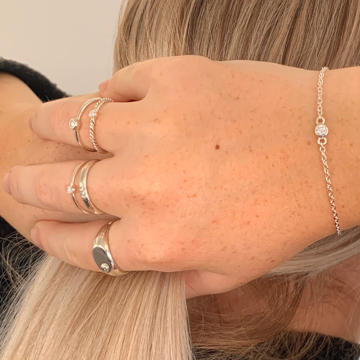 Solitaire Bracelet with half carat Diamond