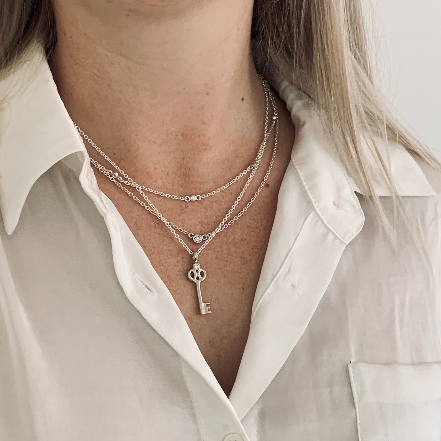 Quarter carat Solitaire Diamond Necklace