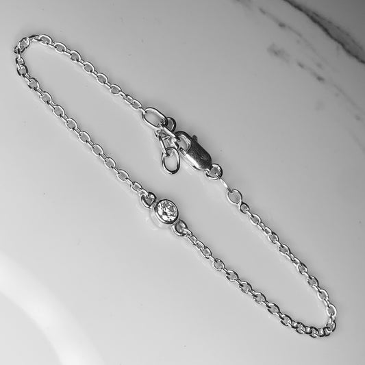 Solitaire Bracelet with half carat Diamond