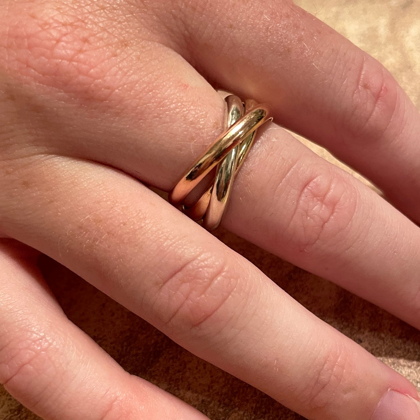 9kt Gold Russian Wedder Ring