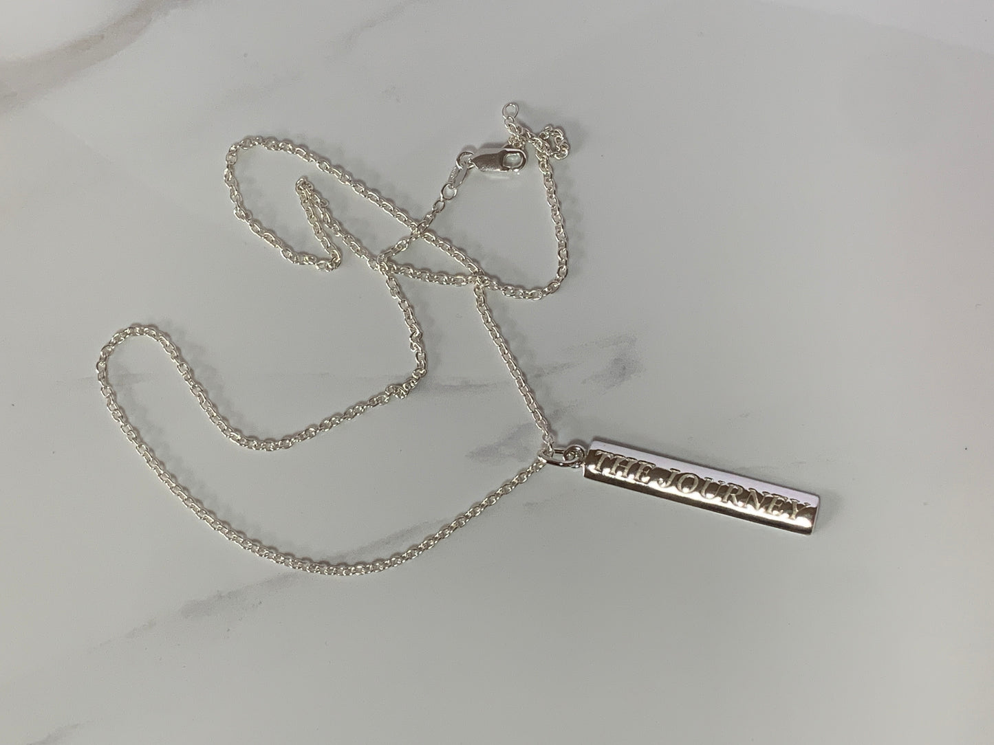 Sterling Silver Words to Wear Pendant The Journey