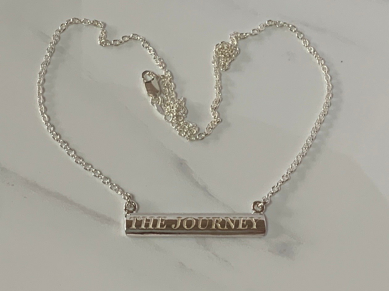 Sterling Silver Words to Wear Pendant The Journey