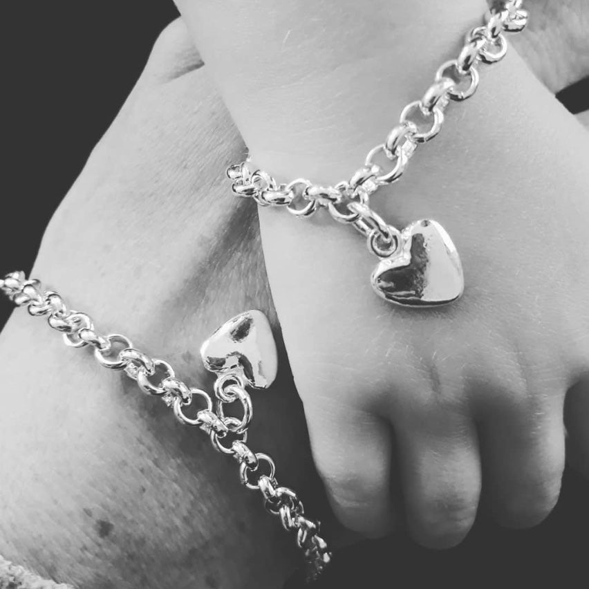 Mother and Baby Bracelet Set