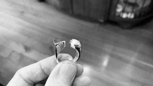 Statement Ring. Sterling Silver Sculpture
