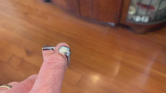 Statement Ring. Sterling Silver Sculpture